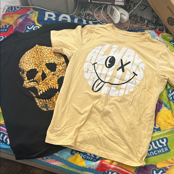 Other - Kids' Always Chillin Smiley Graphic Tee - Yellow